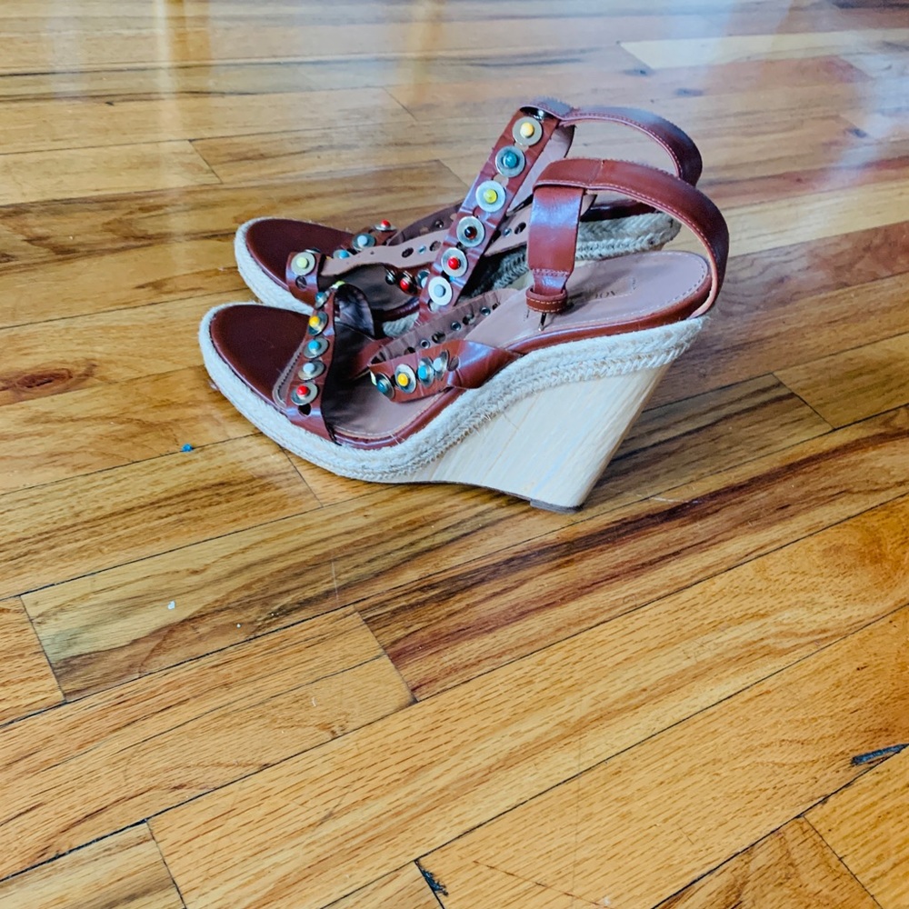 AQUAZZURA Byzantine Espadrille Wedge Sandal
